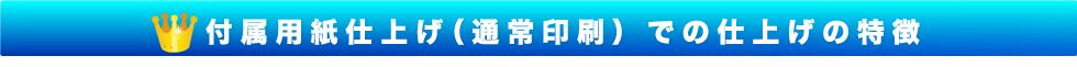 印刷・送料込みの付属枚数